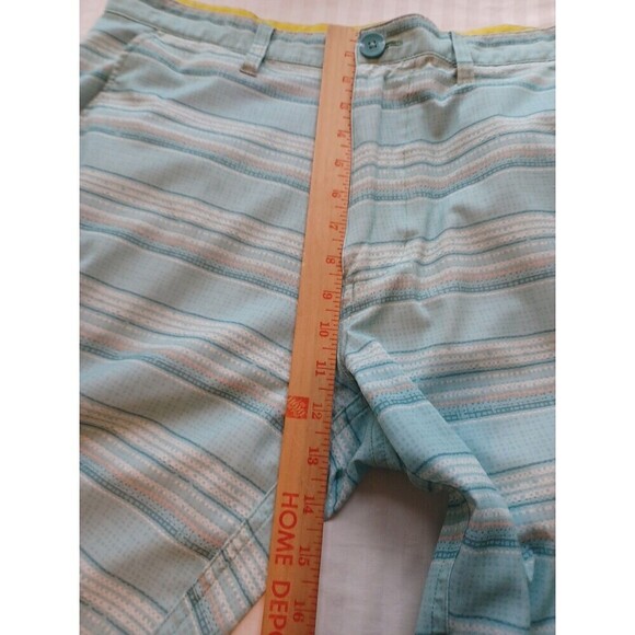 American Rag swim trunks board shorts mens 34 blue stripe surf beach active - Picture 8 of 8